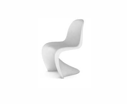 Stuhl "Swing" weiß, Vollkunststoff, in- u. outdoor 